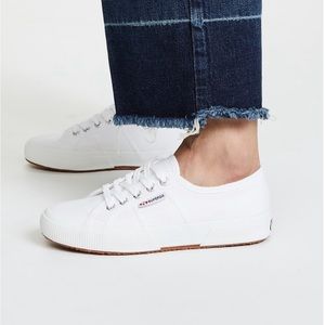 Superga white sneakers